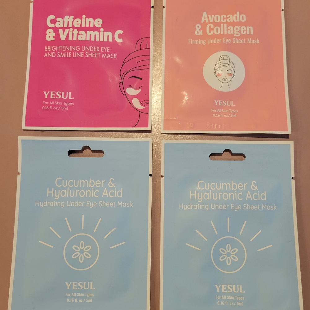 YESUL Eye Sheet Mask Set - Pink and Blue